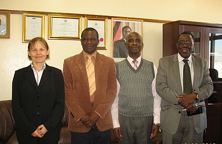 Head of sales department of OJSC "Gomselmash" in Africa and Asia - Irina Privalova in the Ministry of Agriculture Mechanization and Irrigation of the Republic of Zimbabwe