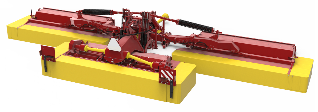 Mounted rotary three-section mower-conditioner CH90