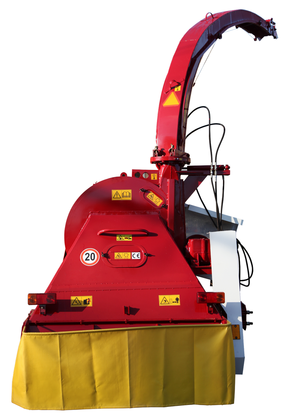 Mounted rotary mower-shredder CH15