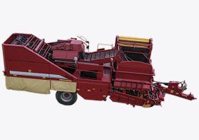 SEMI-TRAILED POTATO HARVESTER WITH LATERAL DIGGING PT260-2