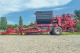 Semi-trailed potato harvester with lateral digging PT2